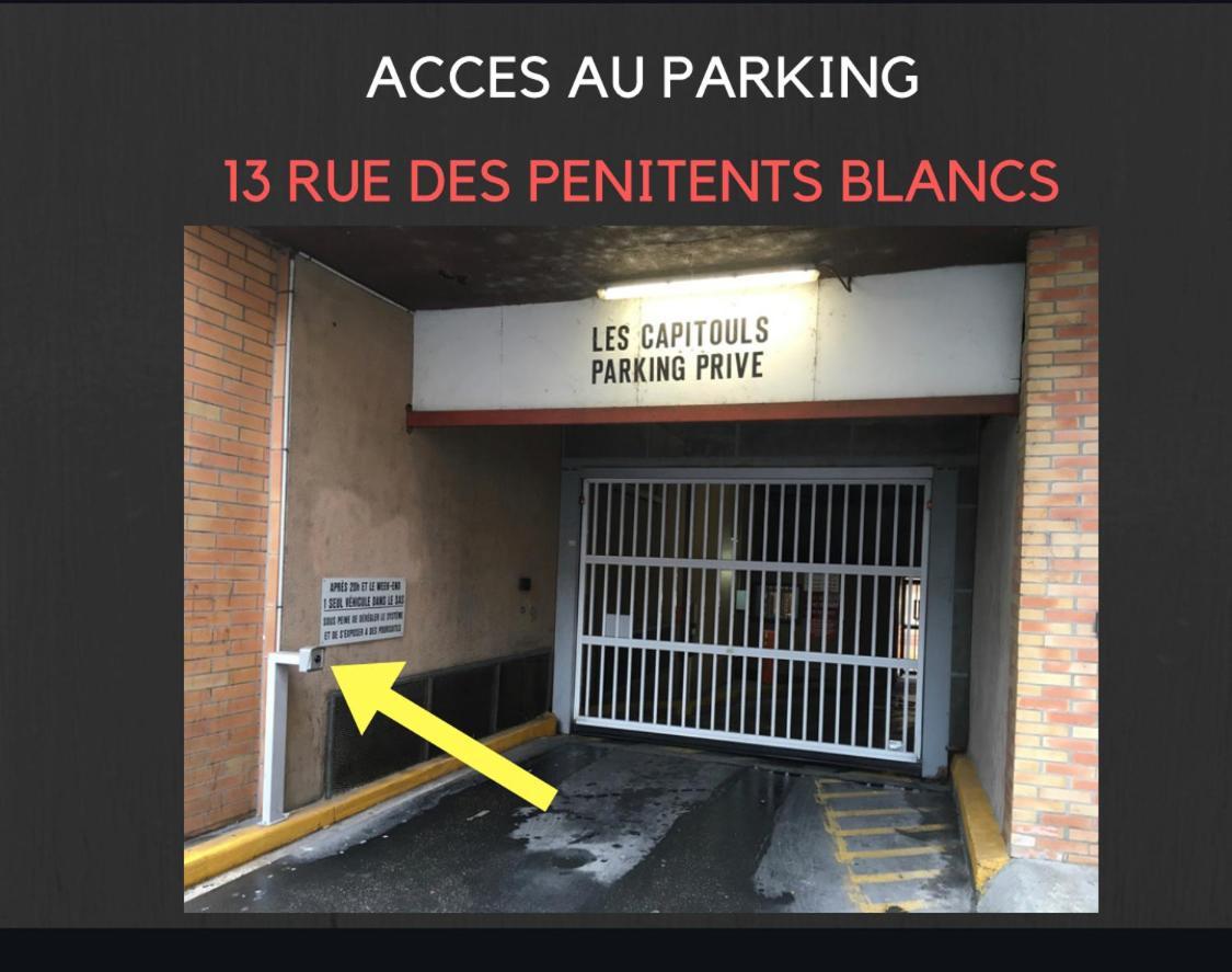 Hyper-Centre Historique Avec Possibilite De Reservation Parking Toulouse Dış mekan fotoğraf
